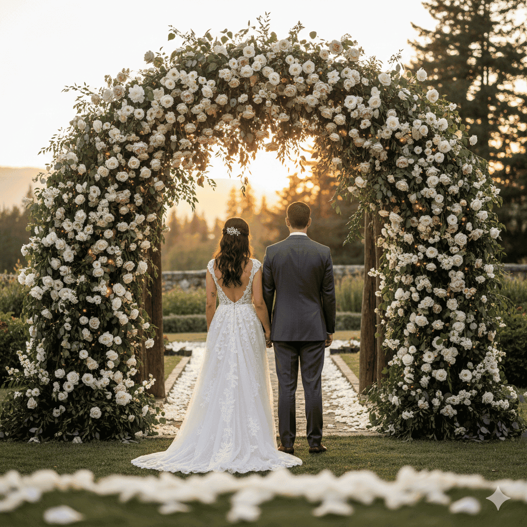 Arco floral espectacular