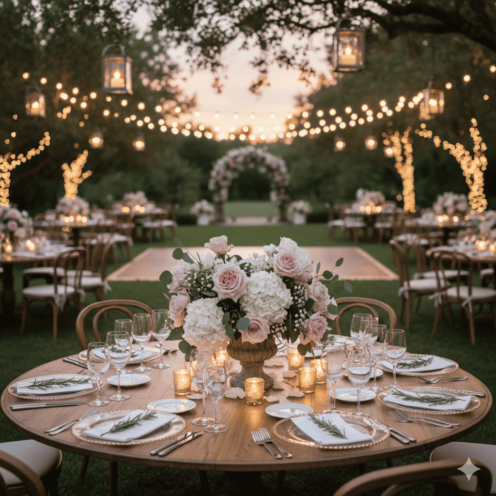 Centros de mesa sofisticados